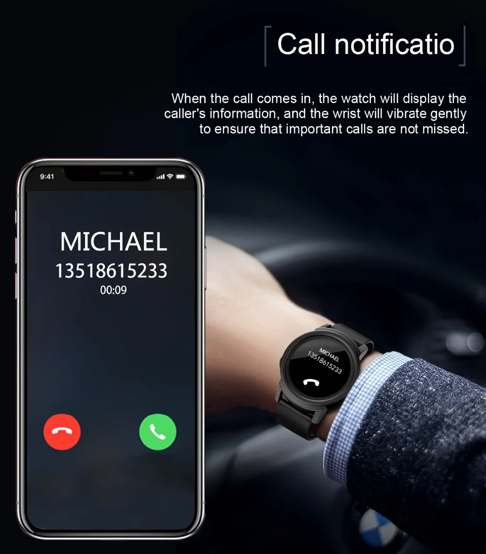 Men Smart Watch Women IP67 Waterproof Heart Rate Monitor Wristwatch Sport Pedometer Fitness Tracker Smartwatch for Android IOS   (10)