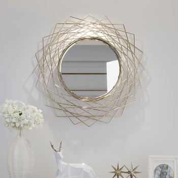 European Wrought Iron Decorative Mirror Wall Hanging Ornaments Crafts Decoration Home Livingroom Wall Sticker Mural Accessoriess
European Wrought Iron Decorative Mirror Wall Hanging Ornaments Crafts Decoration Home Livingroom Wall Sticker Mural Accessoriess