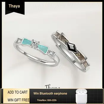 Thaya Silver Engagement Ring For Women Genuine 925 Sterling Silver Wedding Rings Shiny Cubic Zirconia Party Fashion Jewelry Gift
Thaya Silver Engagement Ring For Women Genuine 925 Sterling Silver Wedding Rings Shiny Cubic Zirconia Party Fashion Jewelry Gift