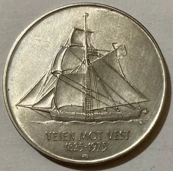 Norway 5 Kronor 150th Anniversary of Immigration to America 1975 100% Real Original Coins Currency Coins Unc
Norway 5 Kronor 150th Anniversary of Immigration to America 1975 100% Real Original Coins Currency Coins Unc