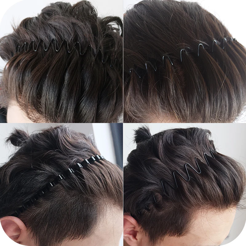 DISCICI 2020 New Men Hair Band Fashion Back Invisible Hairpin Korean Sports Women Headwear Simple Wave Pressure Hair Hole OH0935
DISCICI 2020 New Men Hair Band Fashion Back Invisible Hairpin Korean Sports Women Headwear Simple Wave Pressure Hair Hole OH0935