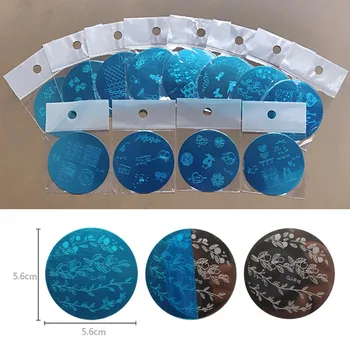 16 Sheet/Set Nail Steel Plate Stamping Mold Round Template Nails Art Polish Printing Stencil Tools LDO99
16 Sheet/Set Nail Steel Plate Stamping Mold Round Template Nails Art Polish Printing Stencil Tools LDO99