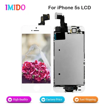 100Pcs Grade AAA+++ OEM LCD Screen For iPhone 5S SE Display Digitizer Assembly with Camera Speaker Home Button No Dead Pixel DHL
100Pcs Grade AAA+++ OEM LCD Screen For iPhone 5S SE Display Digitizer Assembly with Camera Speaker Home Button No Dead Pixel DHL