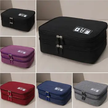 Double Layer Travel Charger Data Cable Electronics Storage Bag Digital Organizer
Double Layer Travel Charger Data Cable Electronics Storage Bag Digital Organizer