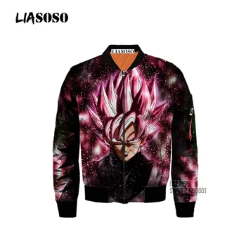 Anime Dragon Ball Super Saiyan 3D Print Men's Winter Thick Bomber Jacket Flight Jacket Coat Punk Style Casual Tops Hip Hop Coat
Anime Dragon Ball Super Saiyan 3D Print Men's Winter Thick Bomber Jacket Flight Jacket Coat Punk Style Casual Tops Hip Hop Coat