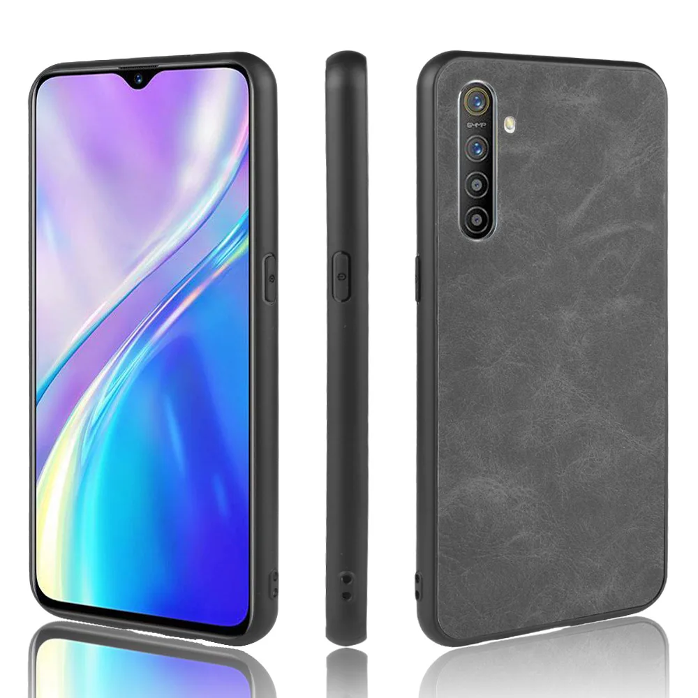 Мягкий чехол из ТПУ и овечья искусственная кожа для Oppo Realme XT X2 K5|Бамперы| |