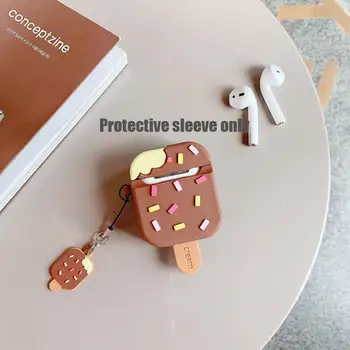 Ice cream cone ice cream suitable For Airpods pro protective Bluetooth Apple cover 1/2 generation shell earphone silicone C7H1 
Ice cream cone ice cream suitable For Airpods pro protective Bluetooth Apple cover 1/2 generation shell earphone silicone C7H1