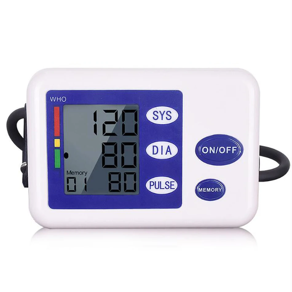 Automatic Digital Upper Arm Blood Pressure Monitor Heart Beat Rate Pulse Meter Sphygmomanometers pulsometer
Automatic Digital Upper Arm Blood Pressure Monitor Heart Beat Rate Pulse Meter Sphygmomanometers pulsometer