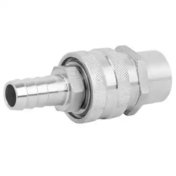 Quick Disconnect Equipment Beer Pump Accessory Female Thread 1/2-Inch NPT+1/2-Inch-Barb.
Quick Disconnect Equipment Beer Pump Accessory Female Thread 1/2-Inch NPT+1/2-Inch-Barb.