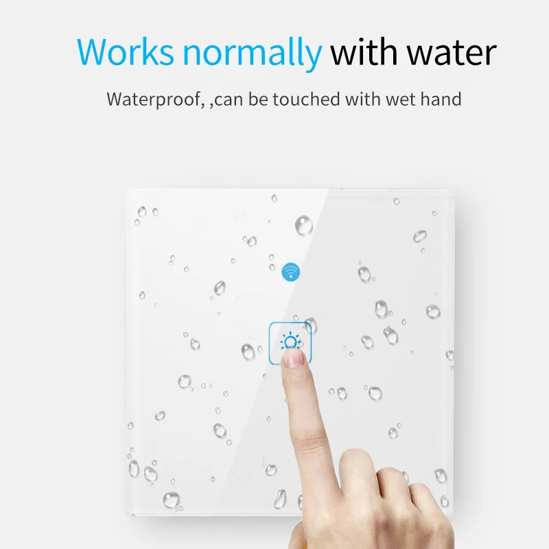 1/2/3 Gangs Smart Home eWeLink Remote Control 86 Model Touch 90-250V WiFi Switch Waterproof Switch With Alexa Google Home Voice
1/2/3 Gangs Smart Home eWeLink Remote Control 86 Model Touch 90-250V WiFi Switch Waterproof Switch With Alexa Google Home Voice