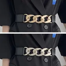 Delicate Women Belt Chain Decoration Lightweight Adjustable Buttons Coat Belt Clothes Belt Women Waist Belt
Delicate Women Belt Chain Decoration Lightweight Adjustable Buttons Coat Belt Clothes Belt Women Waist Belt