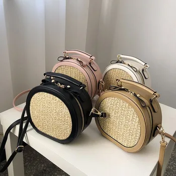 Female Straw Beach Bag Tote Crossbody Bag For Women 2019 Summer Wicker Designer Handbag Ladies Rattan Shoulder Messenger Bag Sac
Female Straw Beach Bag Tote Crossbody Bag For Women 2019 Summer Wicker Designer Handbag Ladies Rattan Shoulder Messenger Bag Sac
