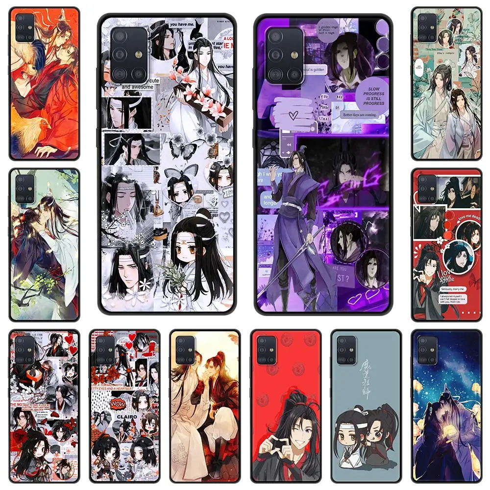 Mo Dao Zu Shi Wei Wuxian Anime Book Phone Case for Samsung Galaxy A51 A71 A21S A12 A11 A31 A52 A41 A32 5G A72 A02S Back Cover | Мобильные