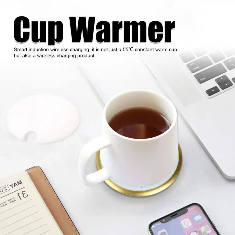 Ultrathin Tea Warmer 55c Constant Warm Wireless Charge Heating Base with Cup US Plug 100-240V Home Office Coffee Mug Heater
Ultrathin Tea Warmer 55c Constant Warm Wireless Charge Heating Base with Cup US Plug 100-240V Home Office Coffee Mug Heater