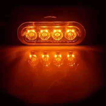 Ultra Thin 4 Chips Car LED Strobe Light Emergency Light Grill Breakdown Auto Flashing For SUV Truck Motorcycle decorative lamp
Ultra Thin 4 Chips Car LED Strobe Light Emergency Light Grill Breakdown Auto Flashing For SUV Truck Motorcycle decorative lamp