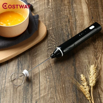 COSTWAY Electric Eggbeater Whipping Milk Machine 3-speed Adjustable Speed Household Hand Held Stirrer Charging With Battery
COSTWAY Electric Eggbeater Whipping Milk Machine 3-speed Adjustable Speed Household Hand Held Stirrer Charging With Battery