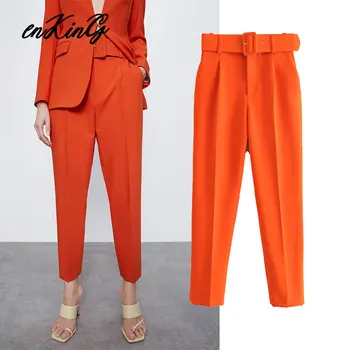 2020 england style office lady candy solid color high waist suits pants women pantalones mujer pantalon femme trousers women
2020 england style office lady candy solid color high waist suits pants women pantalones mujer pantalon femme trousers women