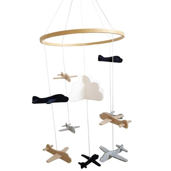 Crib Mobile Airplanes & Cloud Nursery Decoration Grey and White, Navy Blue, Tan Baby Crib Mobile for Boys
Crib Mobile Airplanes & Cloud Nursery Decoration Grey and White, Navy Blue, Tan Baby Crib Mobile for Boys