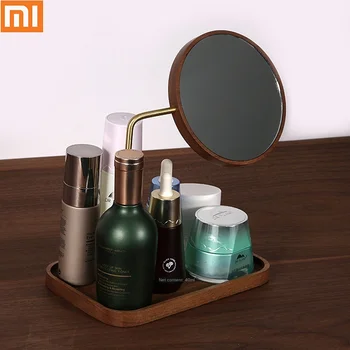 Xiaomi Creative Desktop Makeup Mirror Black Walnut Brass Combination Household Storage Box Multi Angle Rotate At Any Time
Xiaomi Creative Desktop Makeup Mirror Black Walnut Brass Combination Household Storage Box Multi Angle Rotate At Any Time