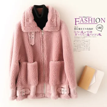 Autumn Winter Coat Women Clothes 2020 Korean Real Fur Coat Female Wool Jacket Vintage Sheep Shearling Tops Abrigo Mujer ZT4676
Autumn Winter Coat Women Clothes 2020 Korean Real Fur Coat Female Wool Jacket Vintage Sheep Shearling Tops Abrigo Mujer ZT4676