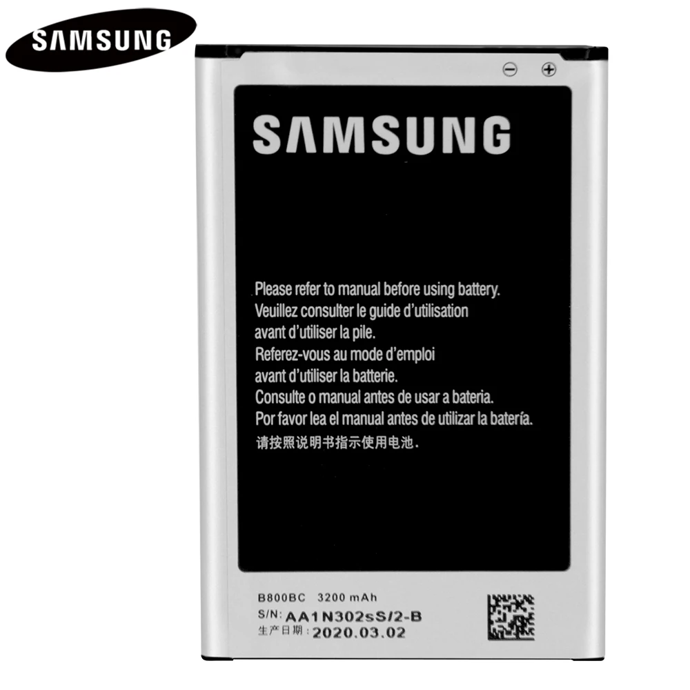 100% Original Replacement Battery B800BE B800BC FOR Samsung GALAXY Note3 N9006 N9005 NOTE 3 3200mAh NFC
100% Original Replacement Battery B800BE B800BC FOR Samsung GALAXY Note3 N9006 N9005 NOTE 3 3200mAh NFC