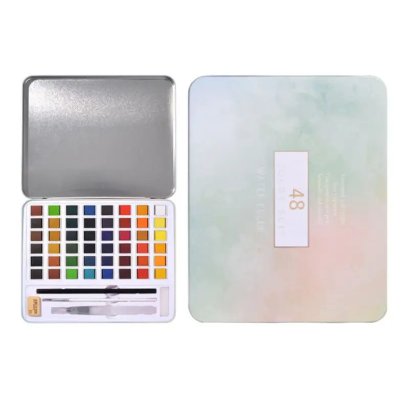 36/48 Colors Solid Watercolor Paint Hand-painted Pigment Brush Pen for Beginners AXYF
36/48 Colors Solid Watercolor Paint Hand-painted Pigment Brush Pen for Beginners AXYF