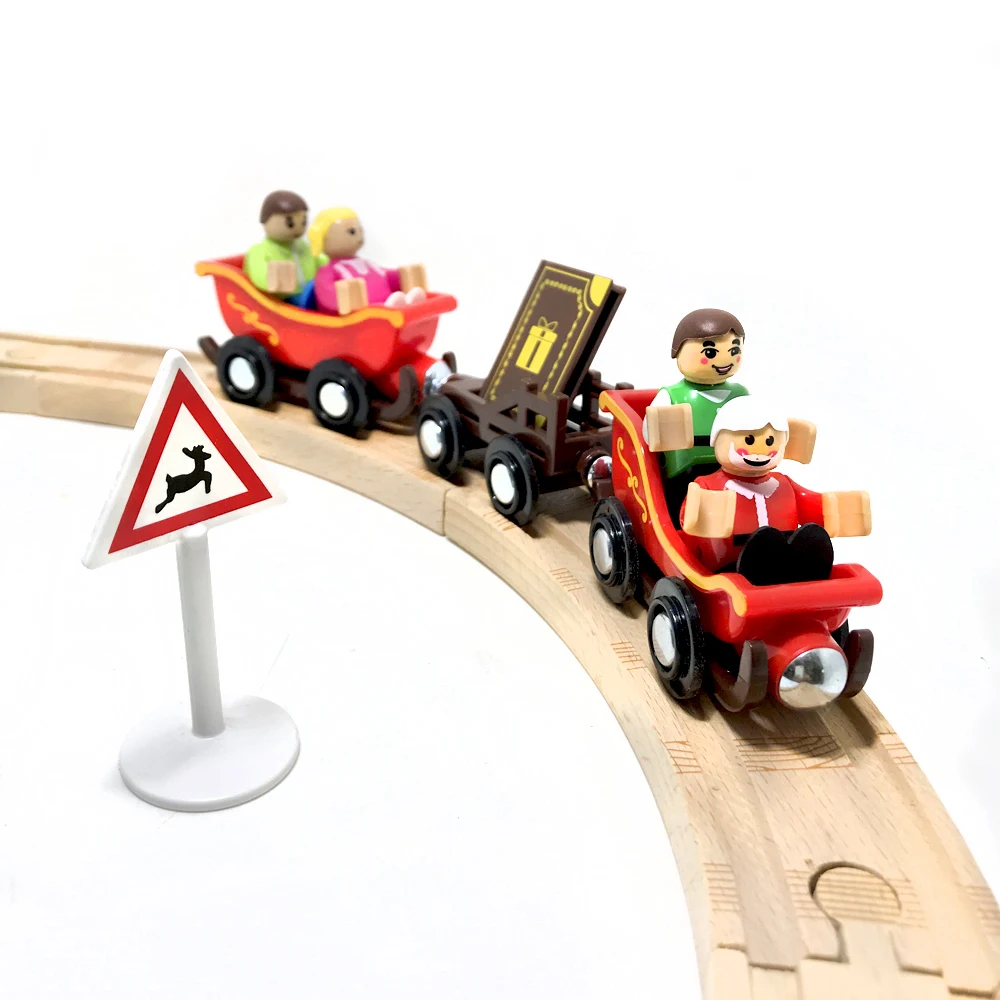 9pcs/set Christmas wooden magnetic train compatible with wooden rail car train Santa trolley children early education puzzle toy
9pcs/set Christmas wooden magnetic train compatible with wooden rail car train Santa trolley children early education puzzle toy