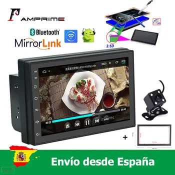 AMprime Car Radio 2Din GPS Car Stereo 7"Touch Screen Android Car MP5 Player with Bluetooth WIFI GPS FM Radio Receiver + Rear Cam
AMprime Car Radio 2Din GPS Car Stereo 7"Touch Screen Android Car MP5 Player with Bluetooth WIFI GPS FM Radio Receiver + Rear Cam