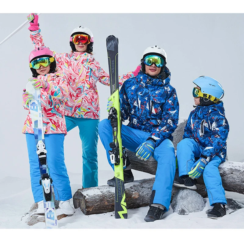 Ski Suit Parent-Child Ski Set Snowboard Jacket Warm Jacket Overalls Waterproof Windproof Cotton-Padded Clothes Children Ski Suit
Ski Suit Parent-Child Ski Set Snowboard Jacket Warm Jacket Overalls Waterproof Windproof Cotton-Padded Clothes Children Ski Suit