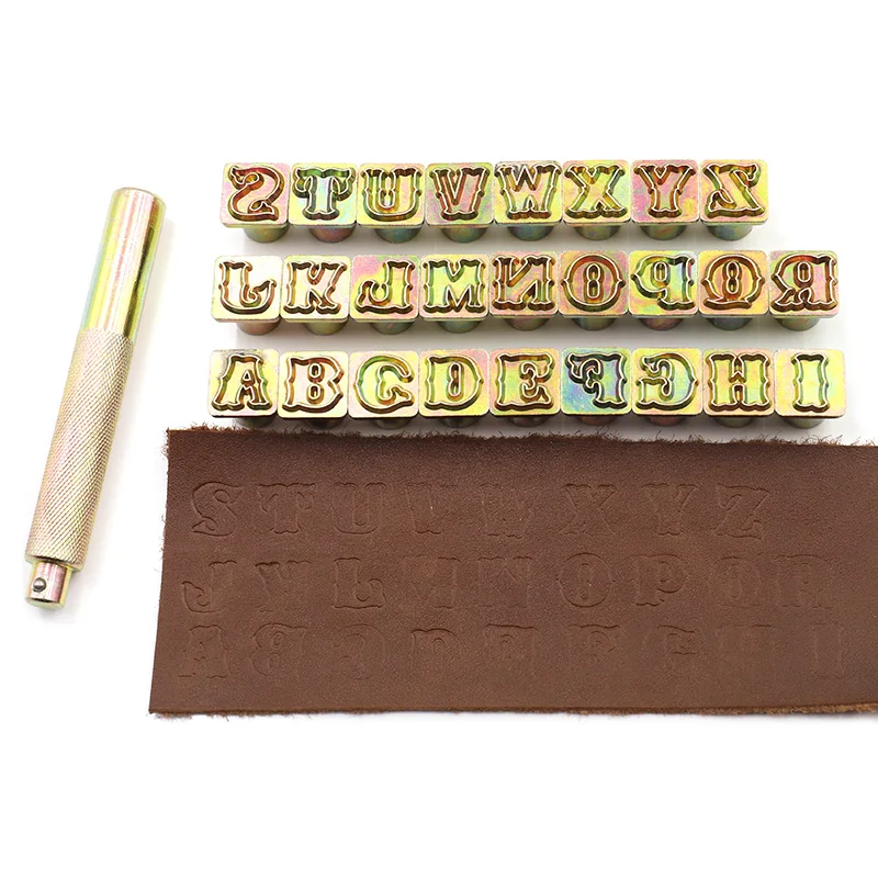 26pcs/set A-Z English Letter Alphabet Stamping Punch Set Metal Leather Tool Leather craft Alphabet Stamps Leather Tools Leather
26pcs/set A-Z English Letter Alphabet Stamping Punch Set Metal Leather Tool Leather craft Alphabet Stamps Leather Tools Leather