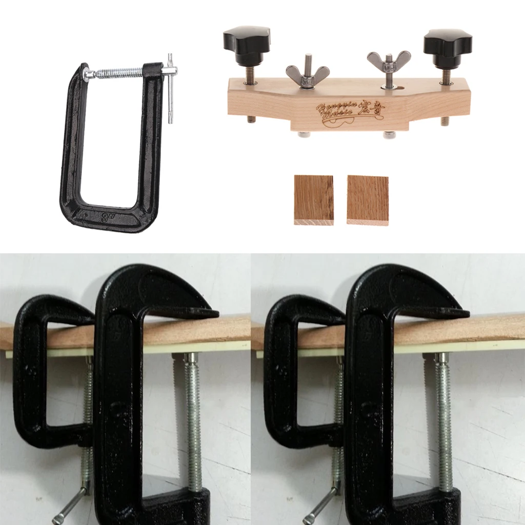 1 Set Solid Maple Guitar Bridge Clamp with 1pc Bar Clamp Luthier Tools Kit for different kinds of bridges
1 Set Solid Maple Guitar Bridge Clamp with 1pc Bar Clamp Luthier Tools Kit for different kinds of bridges