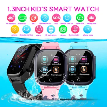 4G Call Smart Kids Watch 1.3 Inch Locating Watch Temperature Measure Remote Monitoring Children Waterproof Watch with HD Camera
4G Call Smart Kids Watch 1.3 Inch Locating Watch Temperature Measure Remote Monitoring Children Waterproof Watch with HD Camera