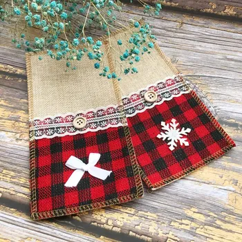Natural Burlap Cutlery Holder Pouch Bag, 20 Packs 4.3X8 Inch Lace Knifes Forks Napkin Utensil Silverware Holders for Christmas W
Natural Burlap Cutlery Holder Pouch Bag, 20 Packs 4.3X8 Inch Lace Knifes Forks Napkin Utensil Silverware Holders for Christmas W