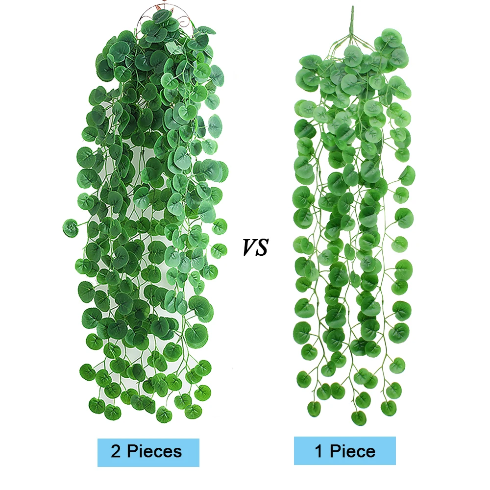 Искусственные Подвесные Растения листья искусственный плющ лоза зелень бегонии