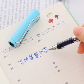 1 Pen+6 Colors Fountain Pen Students Practice Word Change Capsule Color Combination Erasable Pen Office Paper Sign Ink Supplies 
1 Pen+6 Colors Fountain Pen Students Practice Word Change Capsule Color Combination Erasable Pen Office Paper Sign Ink Supplies