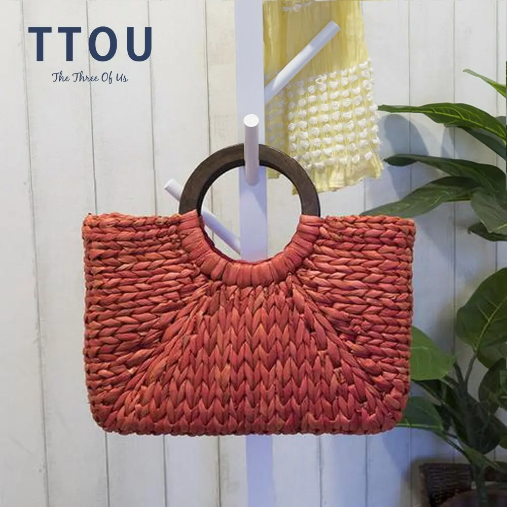 TTOU 2019 Hand basket shopping bag Pink color Bali Island Hand Woven Bag Butterfly buckle Straw Bags Satchel Bohemia Beach Bag
TTOU 2019 Hand basket shopping bag Pink color Bali Island Hand Woven Bag Butterfly buckle Straw Bags Satchel Bohemia Beach Bag