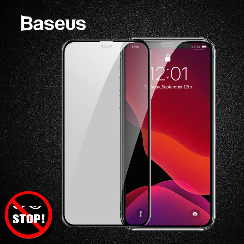 Baseus Privacy Protective Film for iPhone 11 11Pro Max 0.3mm Full Coverage Screen Protector iPhone 11 Pro Tempered Glass 2pcs
Baseus Privacy Protective Film for iPhone 11 11Pro Max 0.3mm Full Coverage Screen Protector iPhone 11 Pro Tempered Glass 2pcs