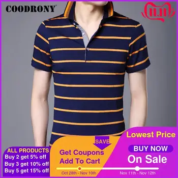 COODRONY Striped Short Sleeve T Shirt Men Cotton Tshirt Business Casual T-Shirt Men Clothing Spring Summer Men's T-Shirts C5098S
COODRONY Striped Short Sleeve T Shirt Men Cotton Tshirt Business Casual T-Shirt Men Clothing Spring Summer Men's T-Shirts C5098S
