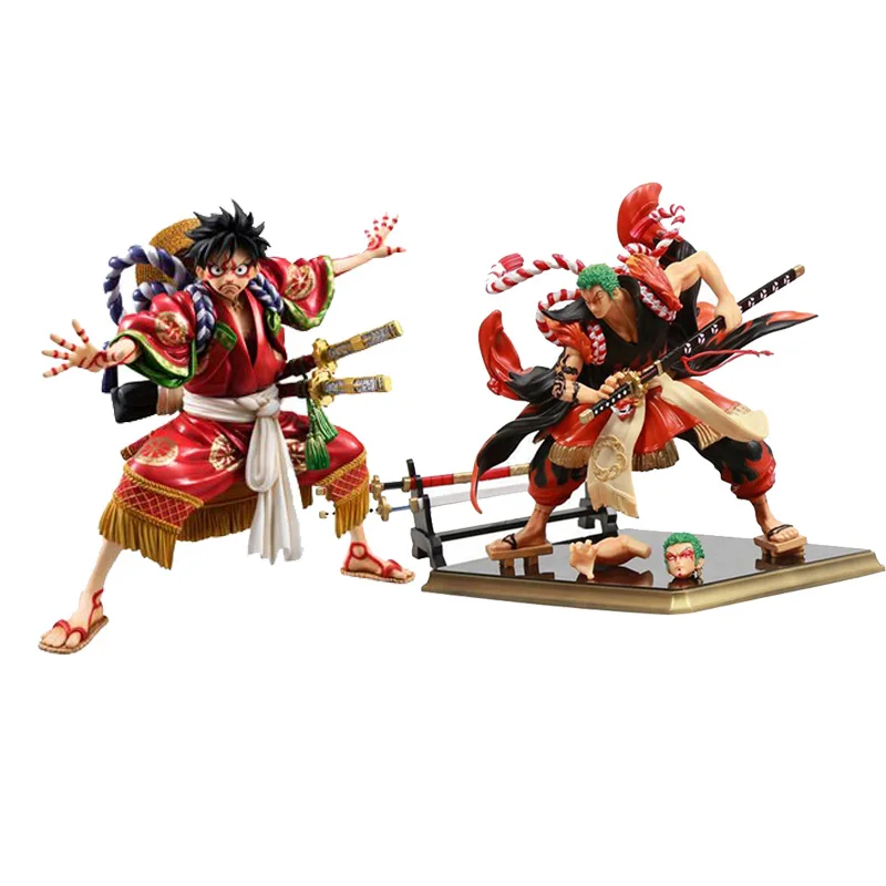 Anime One Piece Roronoa Zoro Monkey D Luffy Kimono Kabuki Edition PVC Action Figures Collection Model Dolls Toys for Gifts
Anime One Piece Roronoa Zoro Monkey D Luffy Kimono Kabuki Edition PVC Action Figures Collection Model Dolls Toys for Gifts