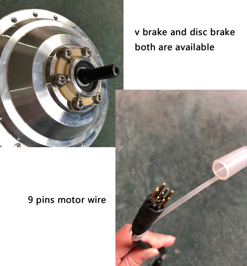 Best 36W 500W bafang electric bicycle conversion kit 30-50km/h ebike brushless gear hub motor led/lcd/s900/s6 display without battery 4