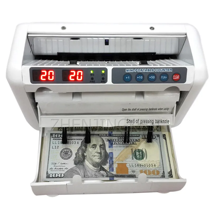 Commercial Cash Register Small Counting Machine Multinational Currency Belt Reserve Battery Charge Mini Currency Check Machine
Commercial Cash Register Small Counting Machine Multinational Currency Belt Reserve Battery Charge Mini Currency Check Machine