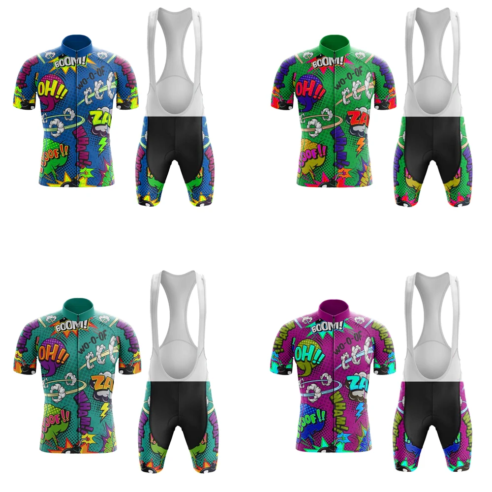 

Классический летний мужской комплект из Джерси для велоспорта в стиле ретро, профессиональная команда, быстросохнущая одежда для горных и дорожных велосипедов с коротким рукавом, велосипедная одежда