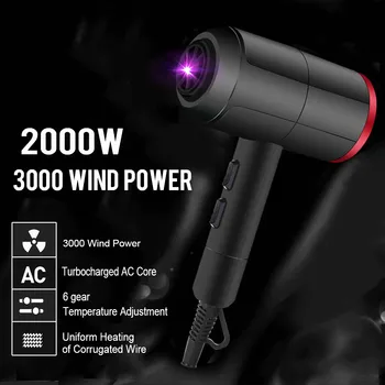 2000W Hair Dryer Professional Hair Dryer Salon Dryer Hot Cold 3000 Large Wind Power Adjustable Speed Electric Hairdryer 220V
2000W Hair Dryer Professional Hair Dryer Salon Dryer Hot Cold 3000 Large Wind Power Adjustable Speed Electric Hairdryer 220V