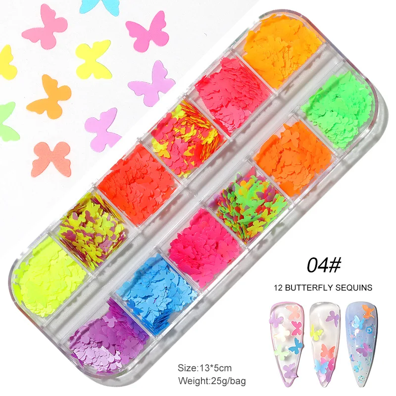 3D Laser Butterfly Sequins Tips Holographic Powder Sequins Paillette Manicure Nail Art Pigment Decoration Tools
3D Laser Butterfly Sequins Tips Holographic Powder Sequins Paillette Manicure Nail Art Pigment Decoration Tools