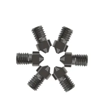 Tigh Quality Hardened Steel V6 Nozzles For High Temperature 3D Printing PEI PEEK Carbon Fiber Filament For E3D Titan Aero Hotend
Tigh Quality Hardened Steel V6 Nozzles For High Temperature 3D Printing PEI PEEK Carbon Fiber Filament For E3D Titan Aero Hotend