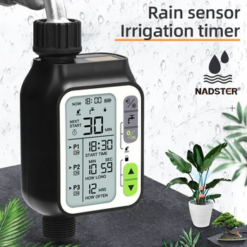 Rain sensor irrigation timer LCD Screen Electronic Automatic Sprinkler Controller Outdoor Garden Watering Device Irrigation Tool
Rain sensor irrigation timer LCD Screen Electronic Automatic Sprinkler Controller Outdoor Garden Watering Device Irrigation Tool