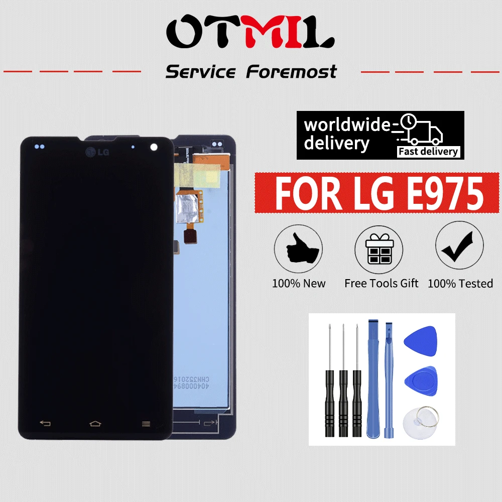 For LG E975 OTMIL 4.7"LCD Display Touch Screen with Frame Digitizer Repair Parts For LG E975 Display LS970 F180 E971 E973 E975
For LG E975 OTMIL 4.7"LCD Display Touch Screen with Frame Digitizer Repair Parts For LG E975 Display LS970 F180 E971 E973 E975