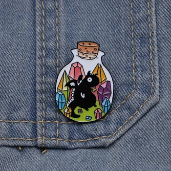 20pcs/lot Treasure Dragon Badge Bottle Pins for Man and Women Lapel Hat/bag Enamel Pins Denim Jacket Oil Drop Brooches S201
20pcs/lot Treasure Dragon Badge Bottle Pins for Man and Women Lapel Hat/bag Enamel Pins Denim Jacket Oil Drop Brooches S201