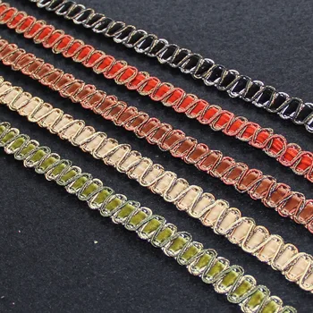 12.5m Gold Red S Shaped Curve Wavy Lace Trim Ribbon For Handmade DIY Sewing Craft Wedding Costume Hat Curtain Pillow Decorations
12.5m Gold Red S Shaped Curve Wavy Lace Trim Ribbon For Handmade DIY Sewing Craft Wedding Costume Hat Curtain Pillow Decorations