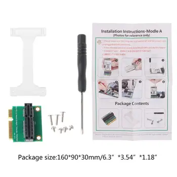 Mini PCI-E/mSATA Adapter Vertical Installation Converter for 3G/4G WWAN LTE GPS Y1AE
Mini PCI-E/mSATA Adapter Vertical Installation Converter for 3G/4G WWAN LTE GPS Y1AE